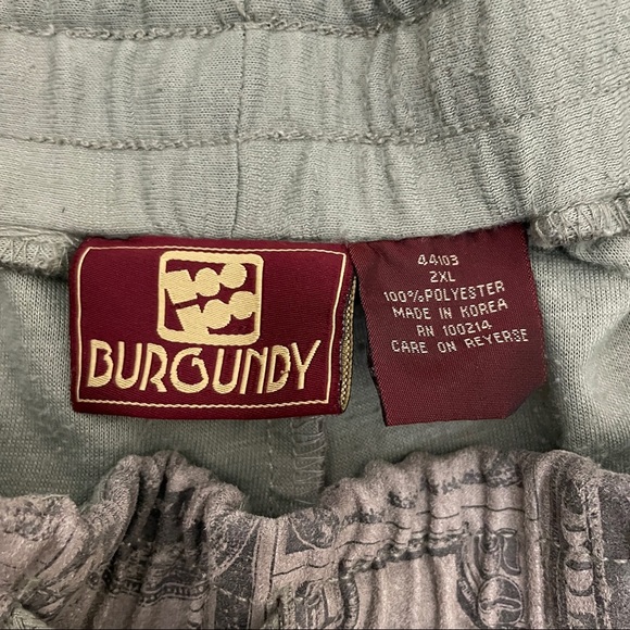 Burgundy Money Shorts Size XXL - Picture 5 of 7